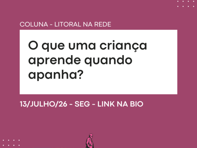 O que uma criança aprende quando apanha?
